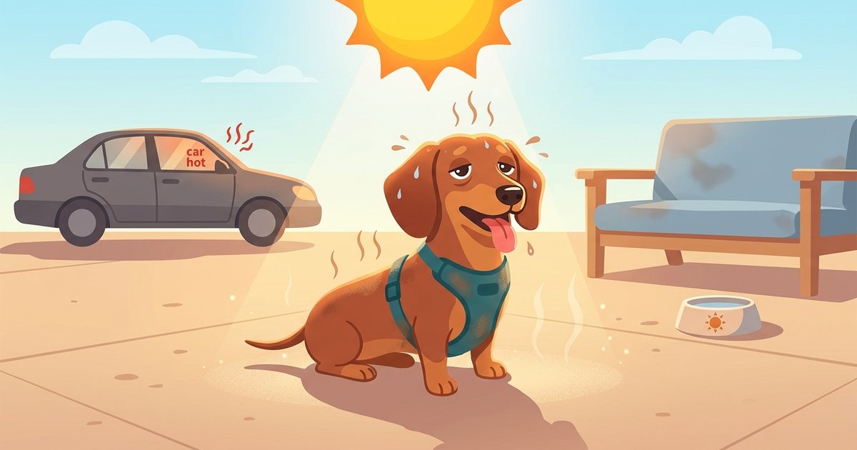 5 errores que cometes con tu Teckel en verano