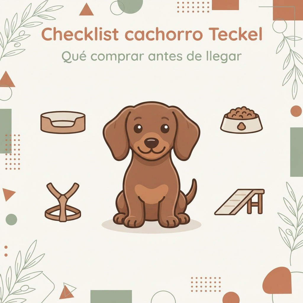 Checklist cachorro Teckel: qué comprar antes de llegar