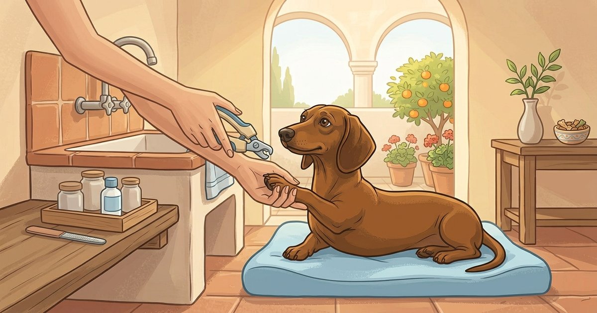 Cómo cortar las uñas a un Teckel