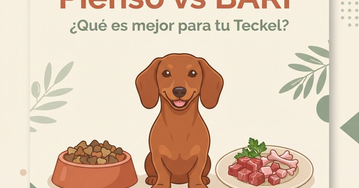 Pienso vs BARF para Teckel: ¿qué es mejor para su peso?